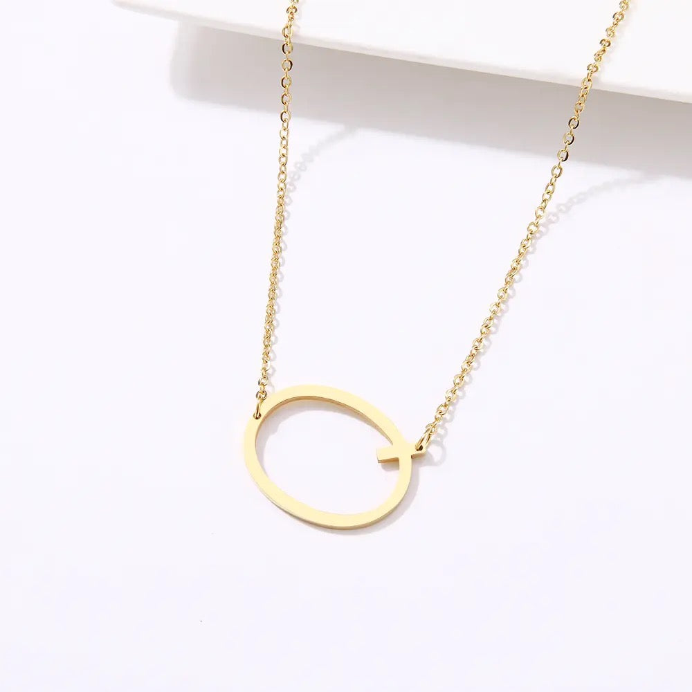 Medium Initial Necklace