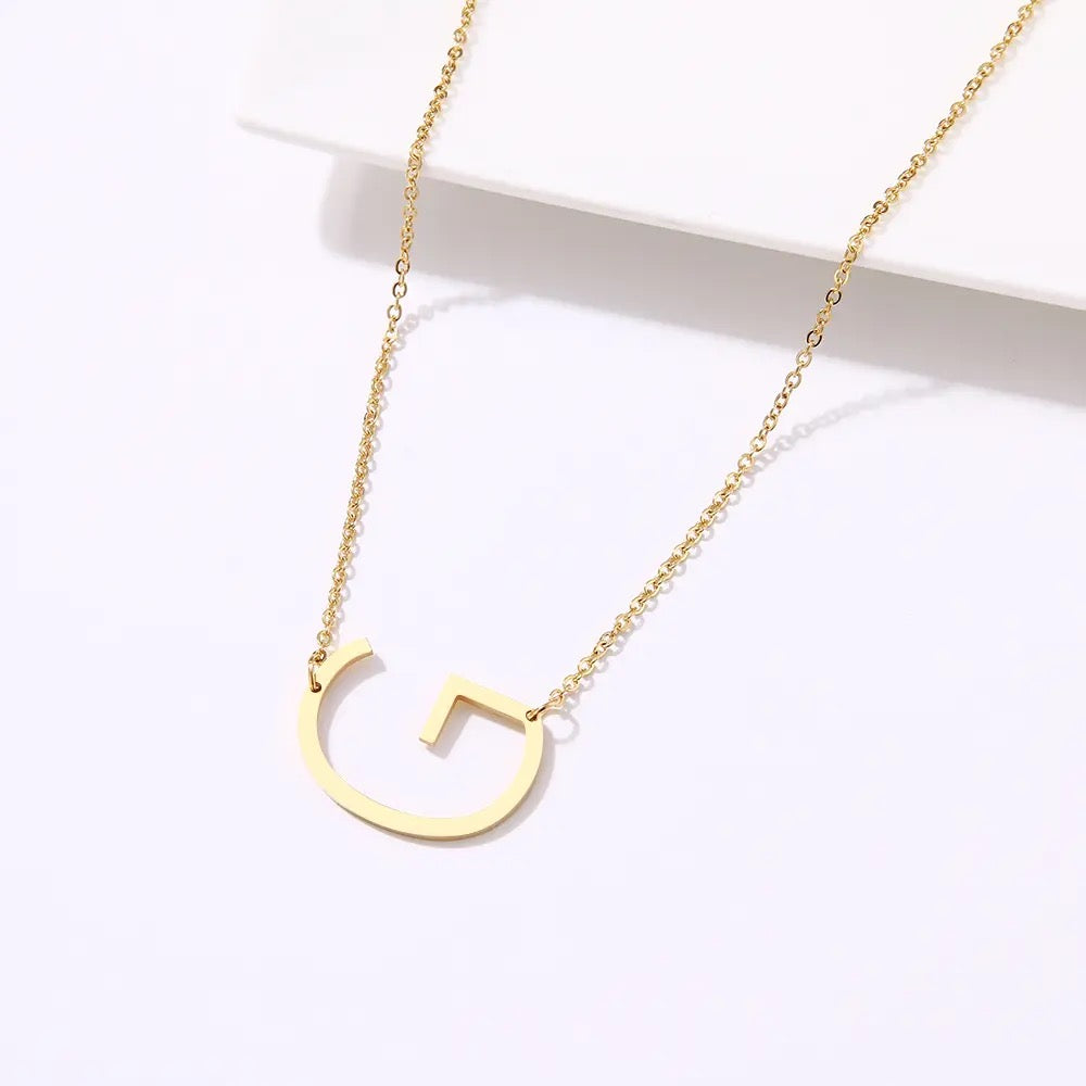 Medium Initial Necklace