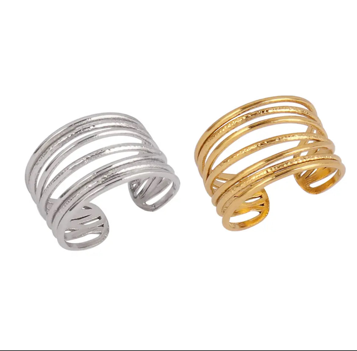 Gold Stacked Ring