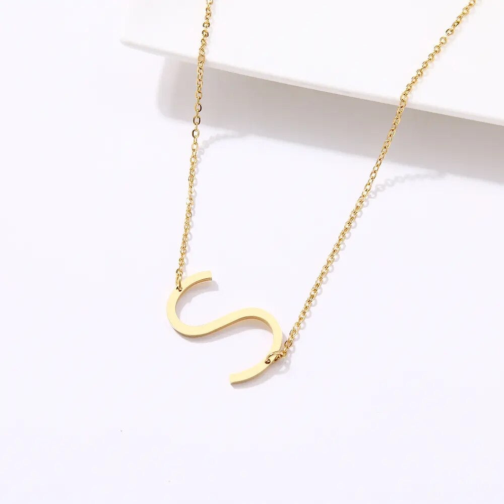 Medium Initial Necklace