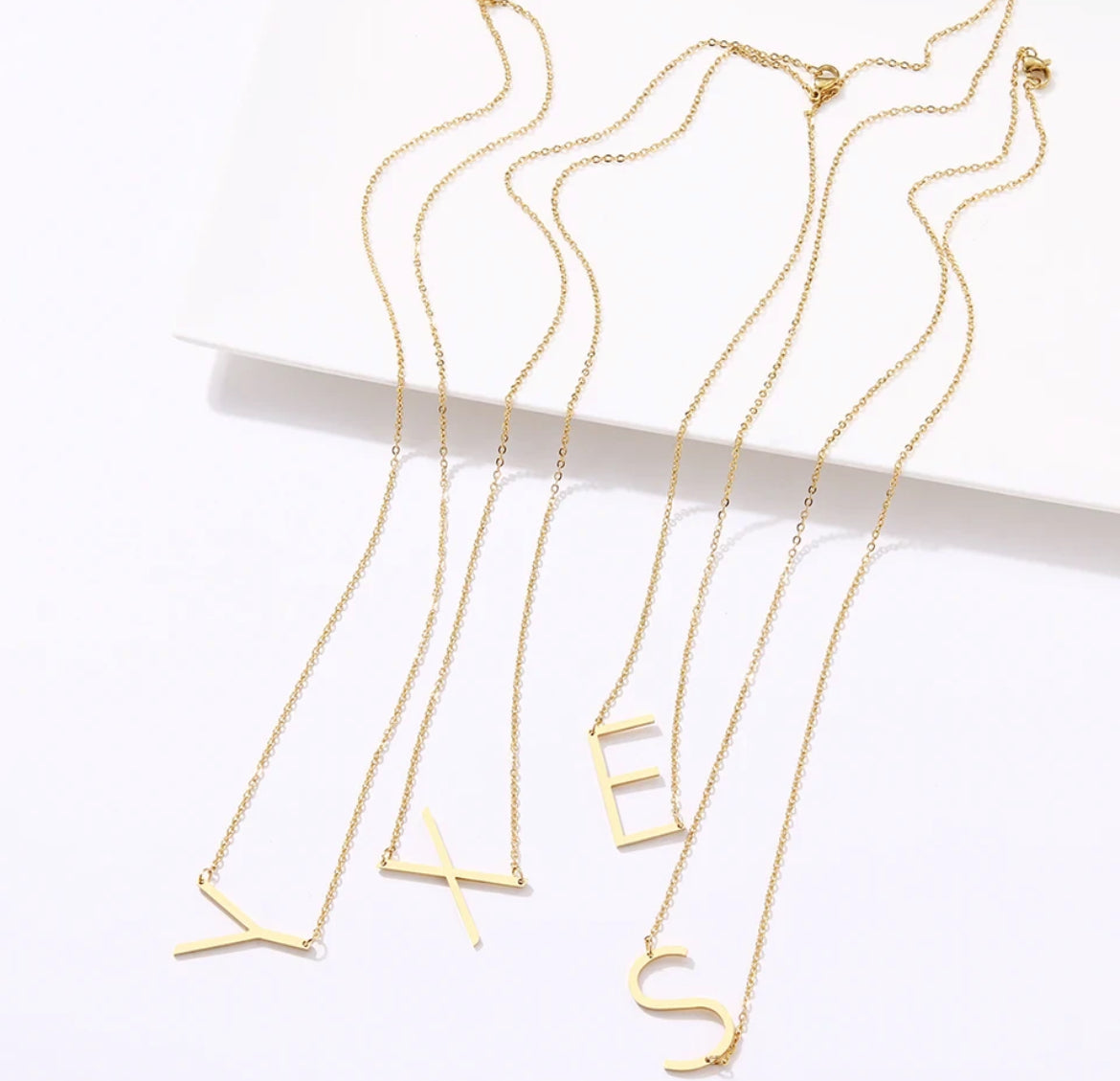 Medium Initial Necklace
