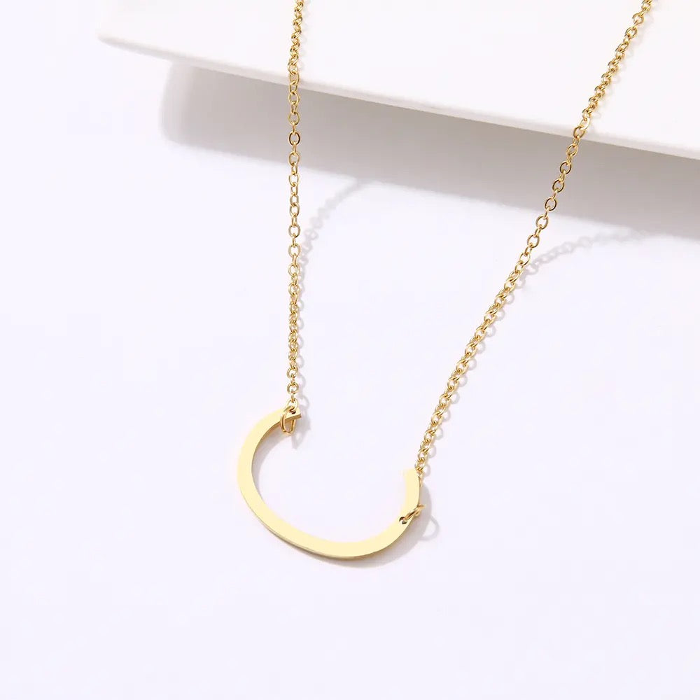 Medium Initial Necklace