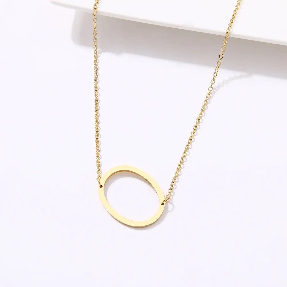 Medium Initial Necklace