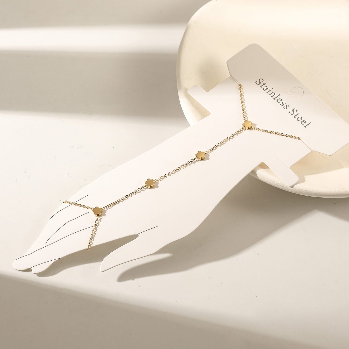 Hand Chain Bracelet with Ring
