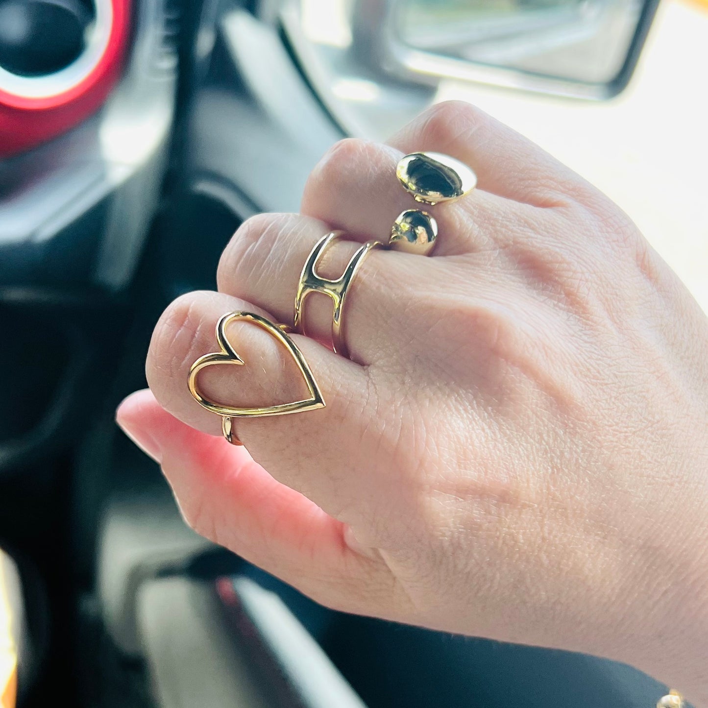 Gold Opposite Ring