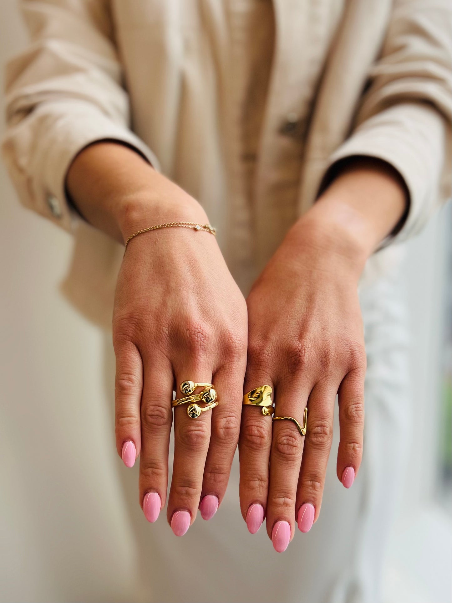 Gold Irregular Ring